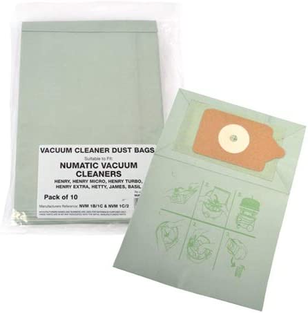 100 Pack of Numatic Henry Hoover Bag Replacement Vacuum Cleaner High Filtration Double Layer Paper Dust Bag Replacement to fit Numatic Models Henry, James, Hetty, Basil, Commercial Hoover - Image 5