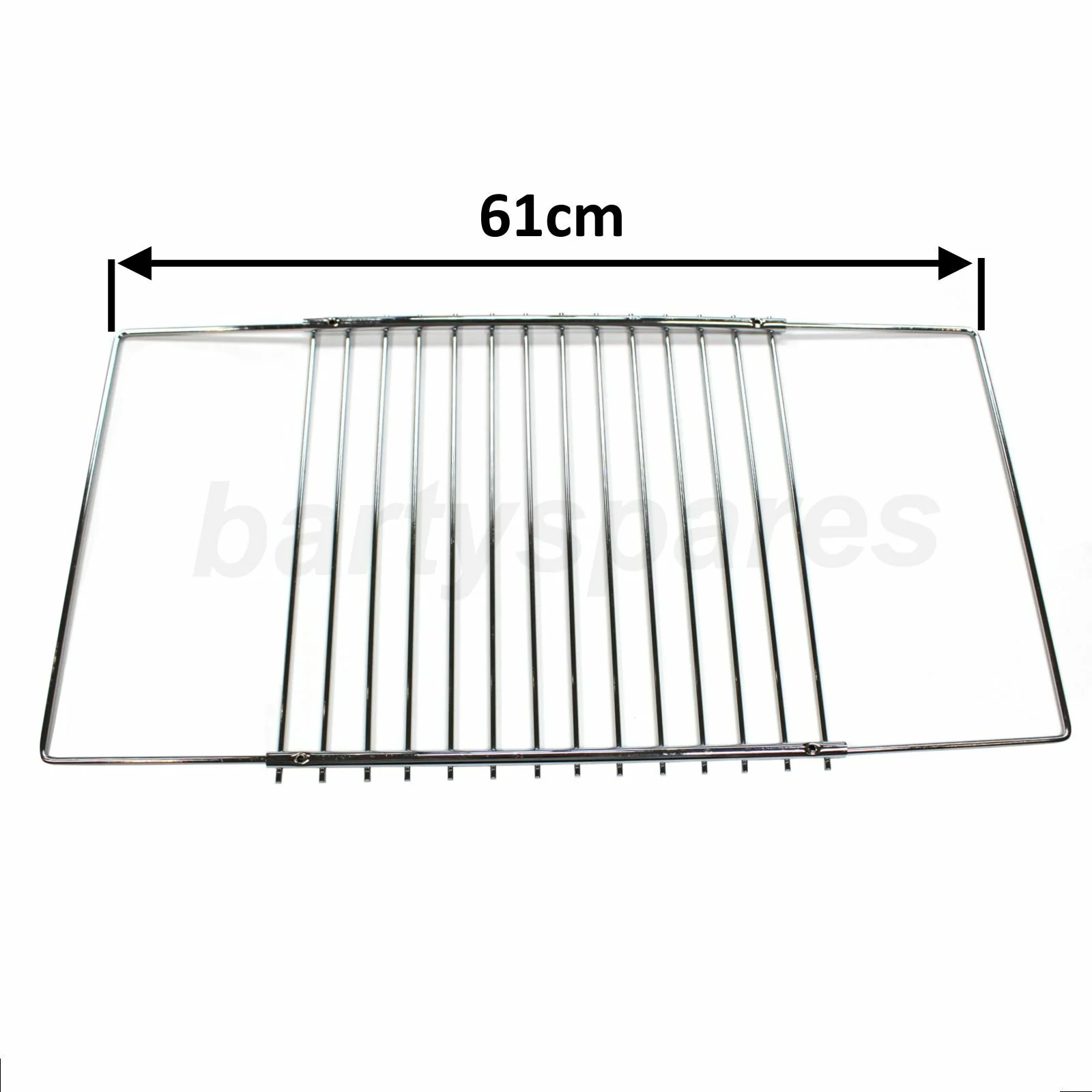 2 x UNIVERSAL Adjustable Screw Secured Oven Cooker Shelf Grills 350mm To 610mm - Image 4