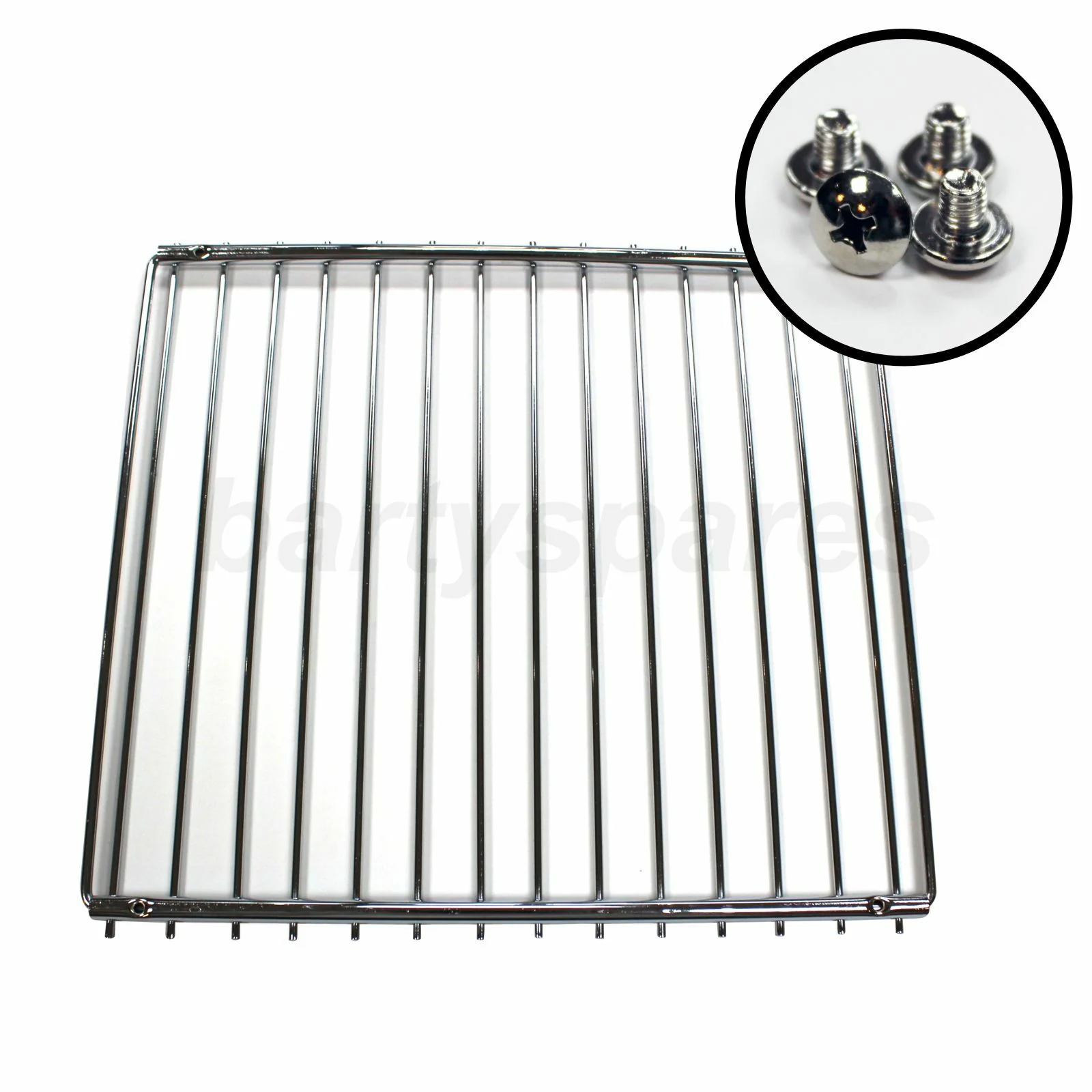 2 x UNIVERSAL Adjustable Screw Secured Oven Cooker Shelf Grills 350mm To 610mm - Image 8