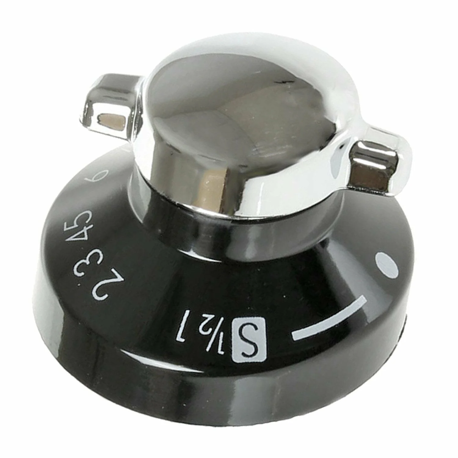 6 x STOVES / NEW WORLD Gas Oven Flame Control Knob Hob Cooker Switch Silver Black - Image 4
