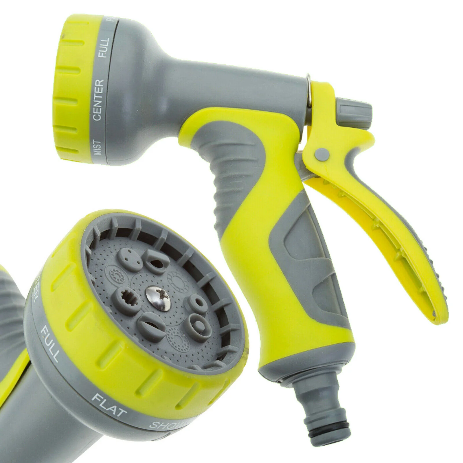 8 Pattern Multi Function Garden Hose Pipe Water Nozzle Spray Gun Comfort Handle
