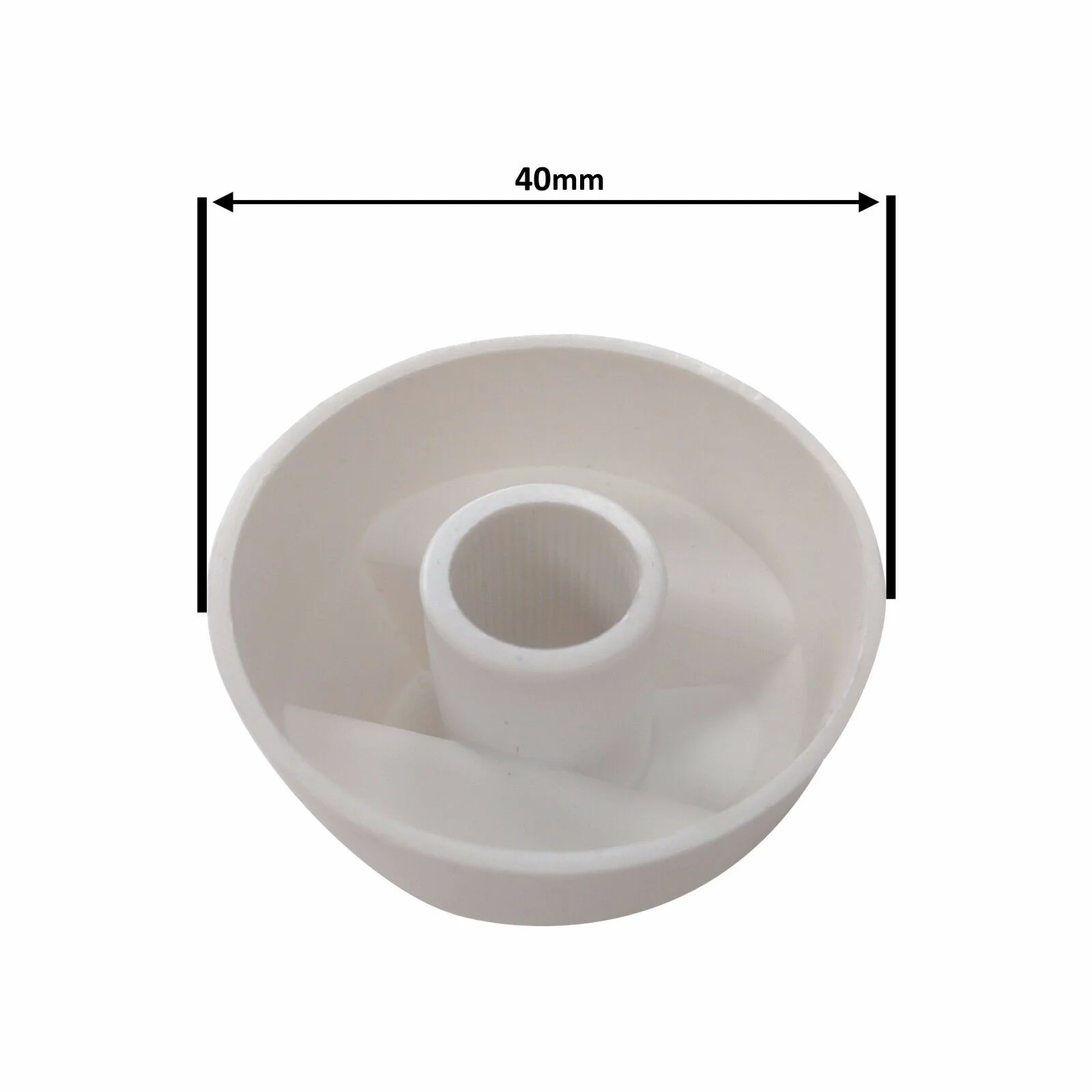 Six UNIVERSAL for HOTPOINT Cooker Oven Hob White Control Knob Thirty Adapters - Image 2