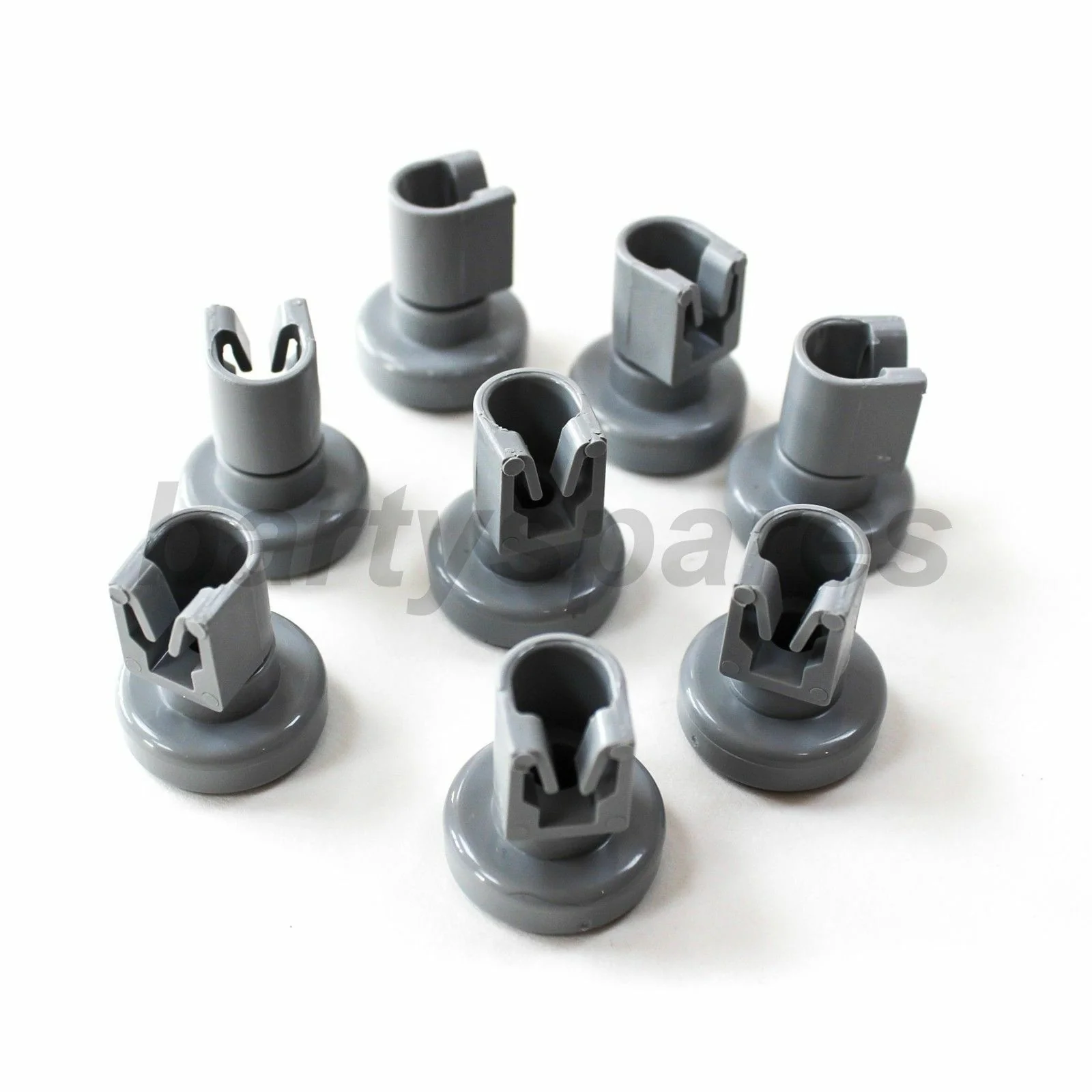 16 x Dishwasher Basket Wheels for Zanussi AEG Electrolux Tricity Bendix Lower & Upper 40mm & 25mm Full Set - Image 3