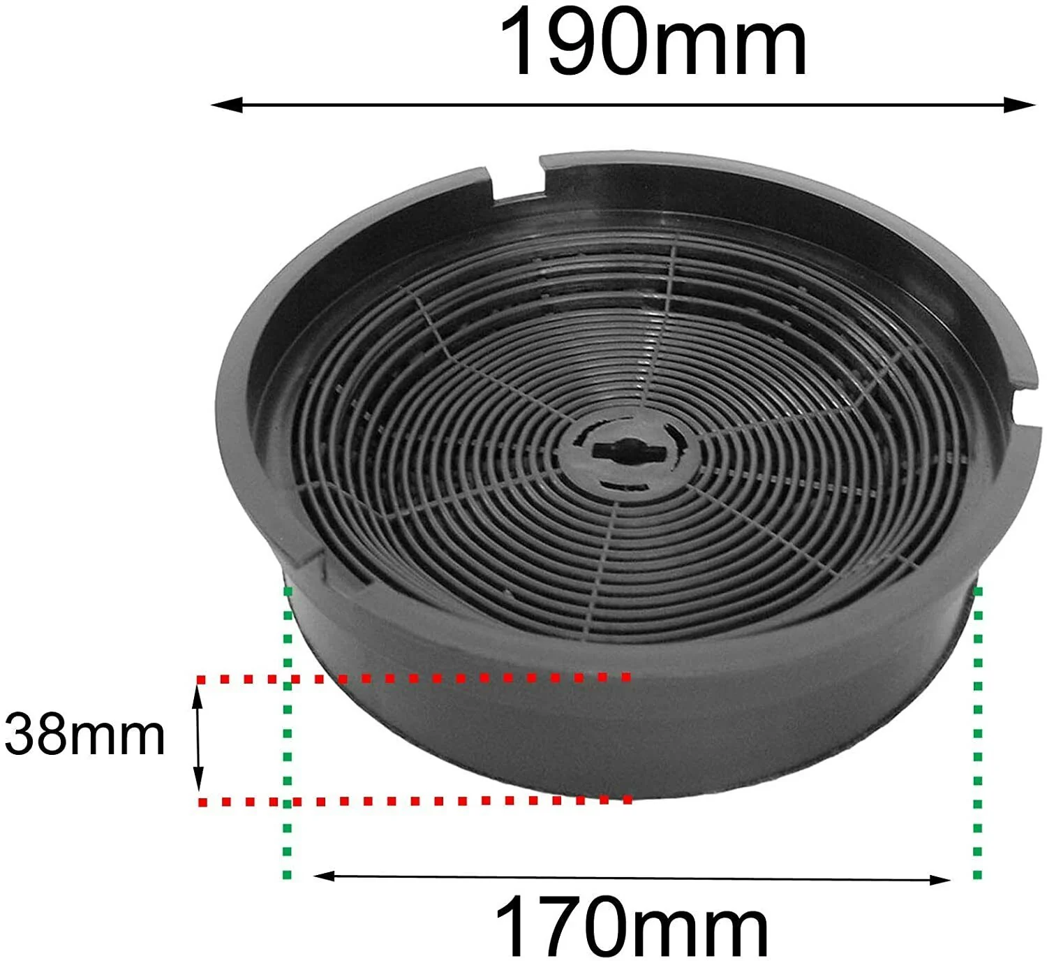 Two Filters CDA CHA21l Cooker Hood Extractor - Image 5
