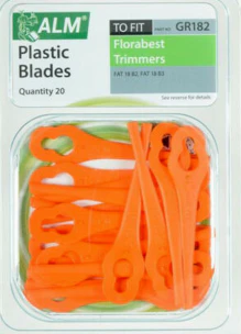 Grass Strimmer Blades Pack of 20 Lidl, Parkside, Terratek, Gardenline, Draper, Güde, Grizzly, Florabest,