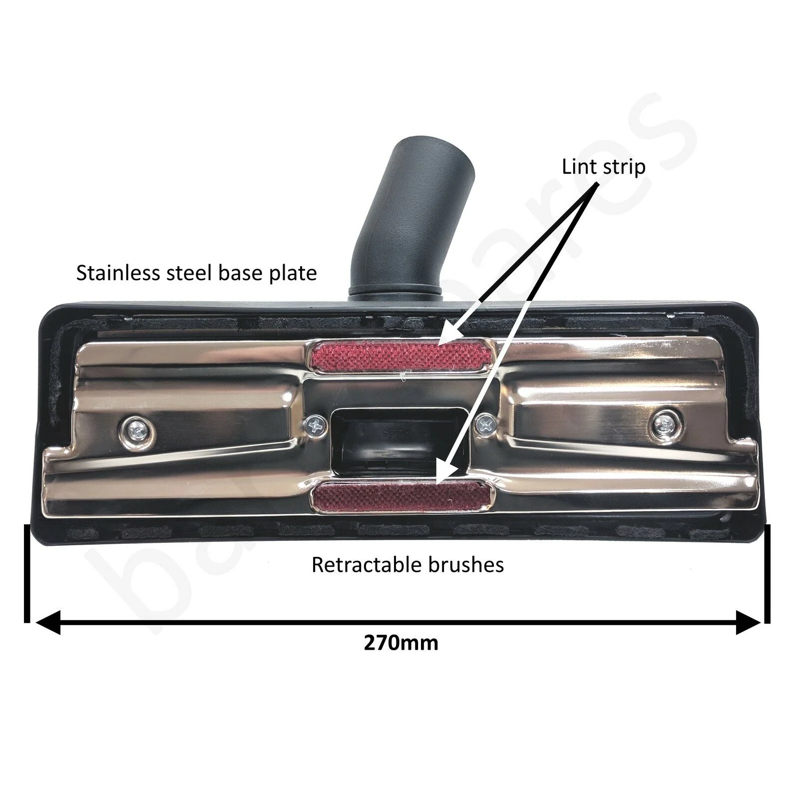 NILFISK Vacuum Cleaner Carpet / Hard Floor Tool Brush Head 32mm & 35mm - Image 5