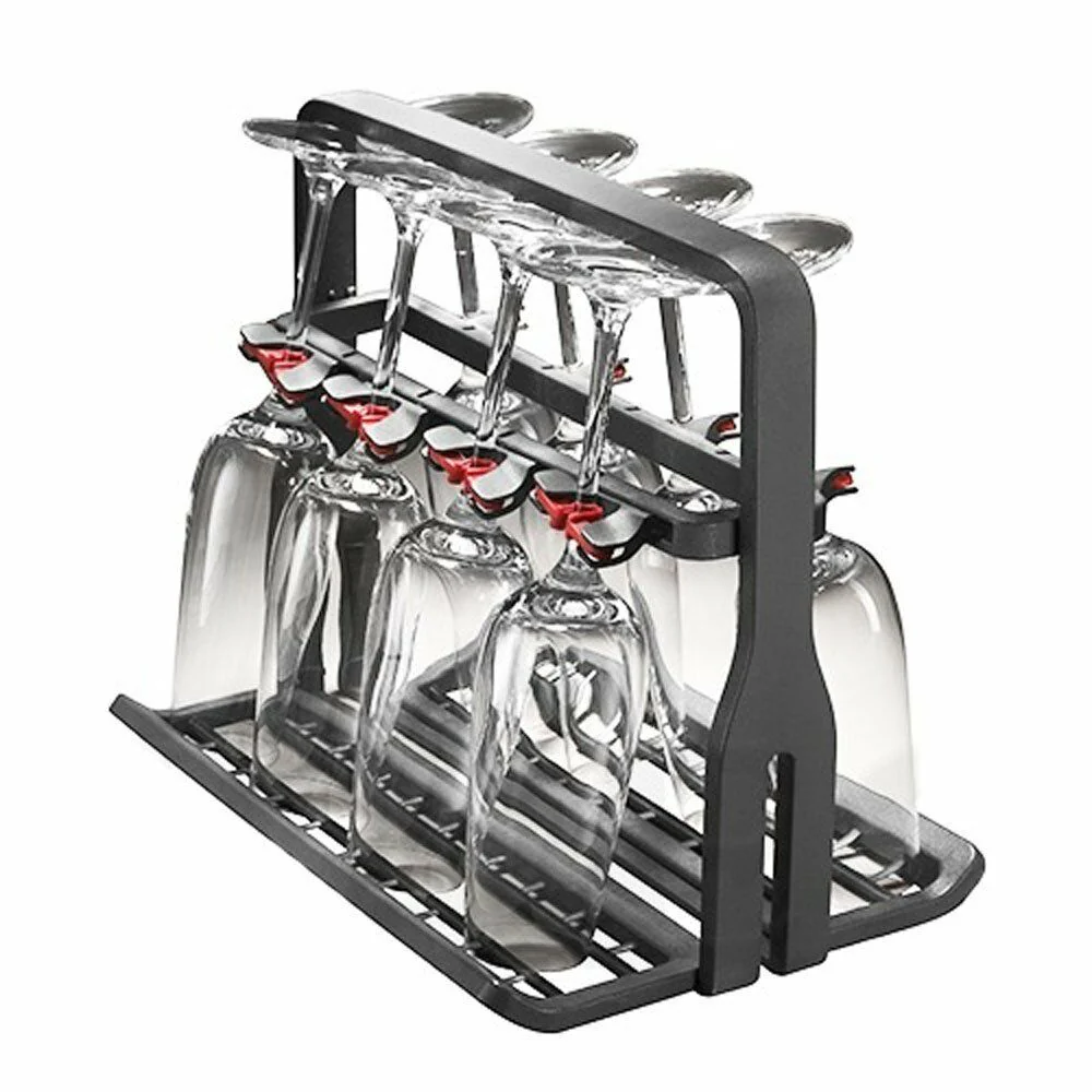 Universal Dishwasher Delicate Wine Glass Basket Stem 8 Glasses Rack