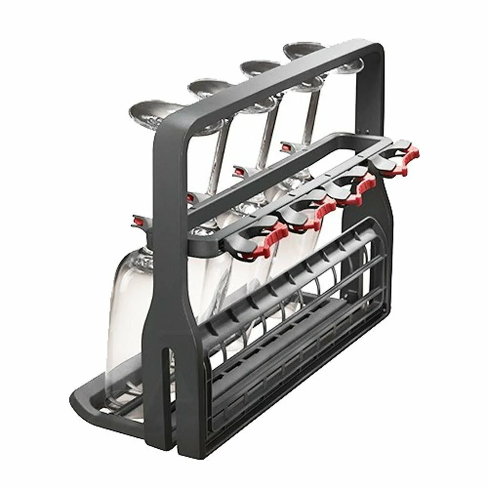 Universal Dishwasher Delicate Wine Glass Basket Stem 8 Glasses Rack - Image 2