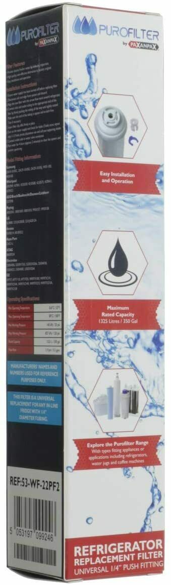 Filter External In-Line American Fridge Freezer with ice and water dispenser - Image 3