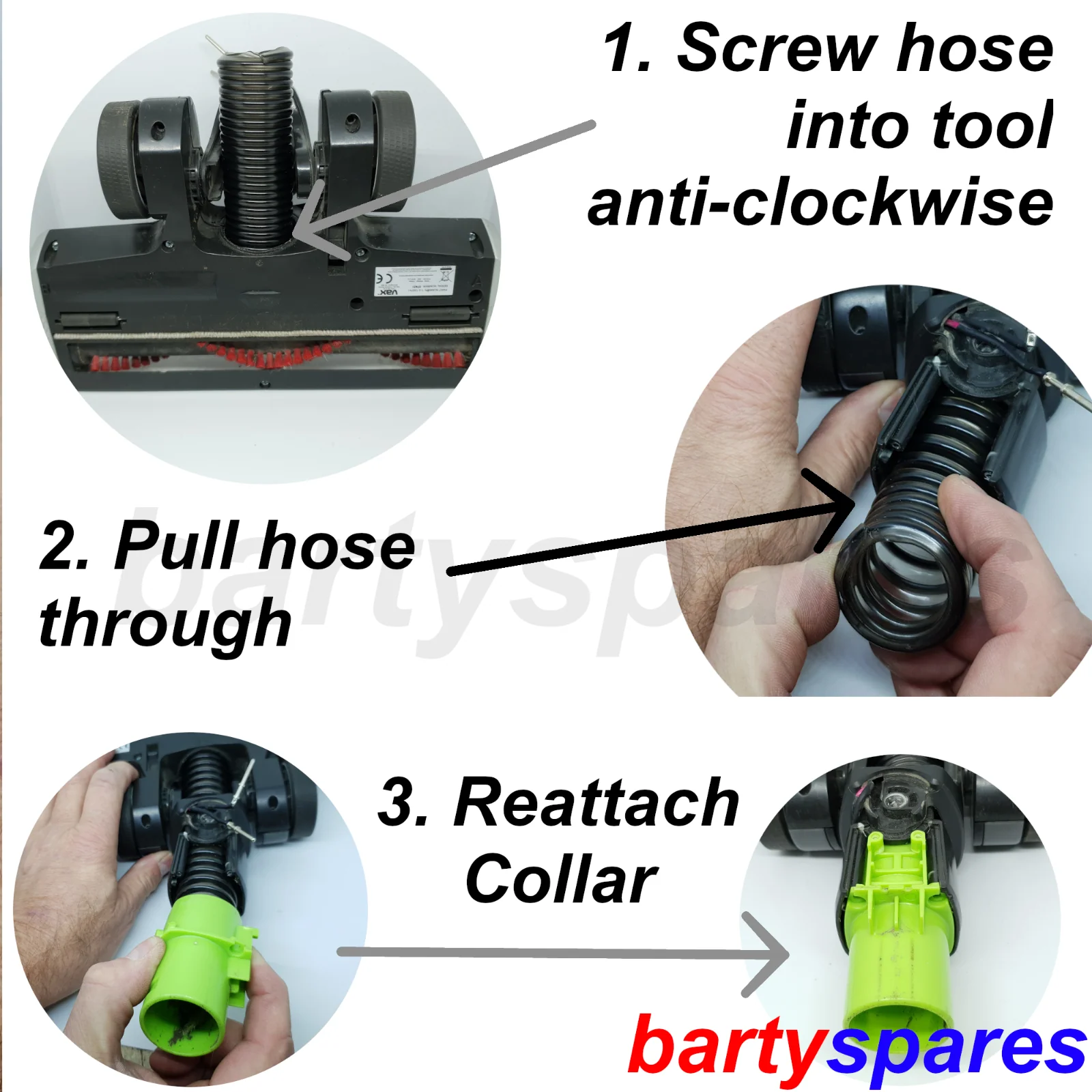 Repair Lower Hose Pipe Tube for VAX Blade Stick Cordless Vacuum Cleaner Floor Tool Head - Image 4