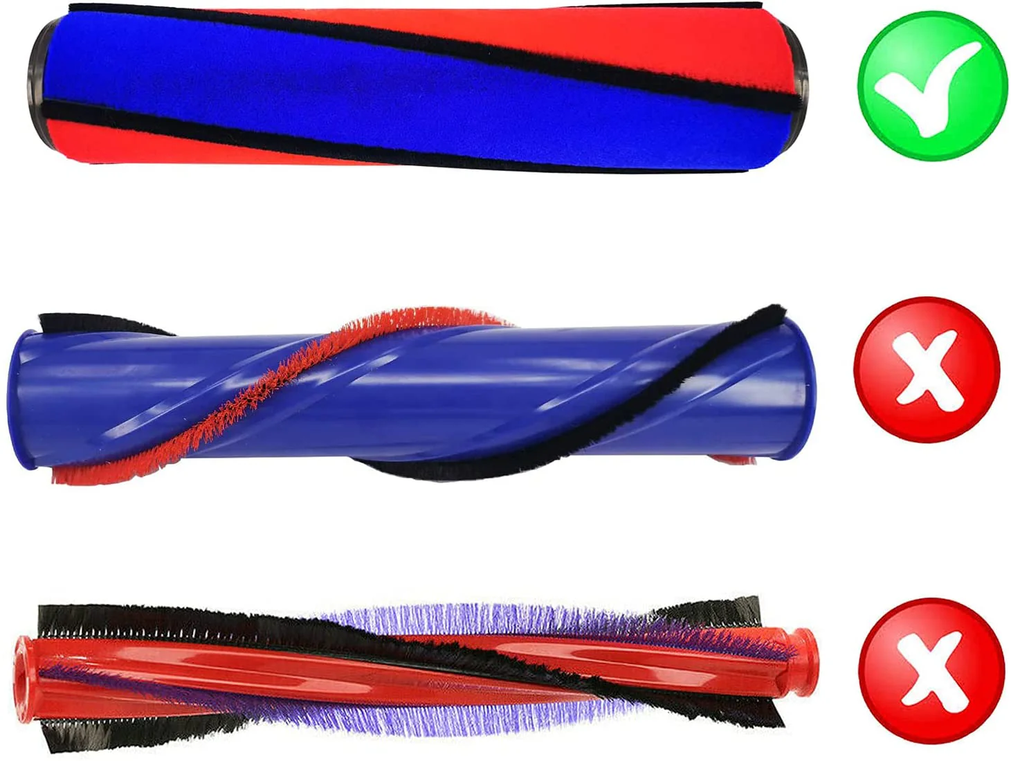 for Dyson Soft Roller Head Brushbar For V6 V7 V8 V10 V11 Fluffy Vacuum Cleaner - Image 5