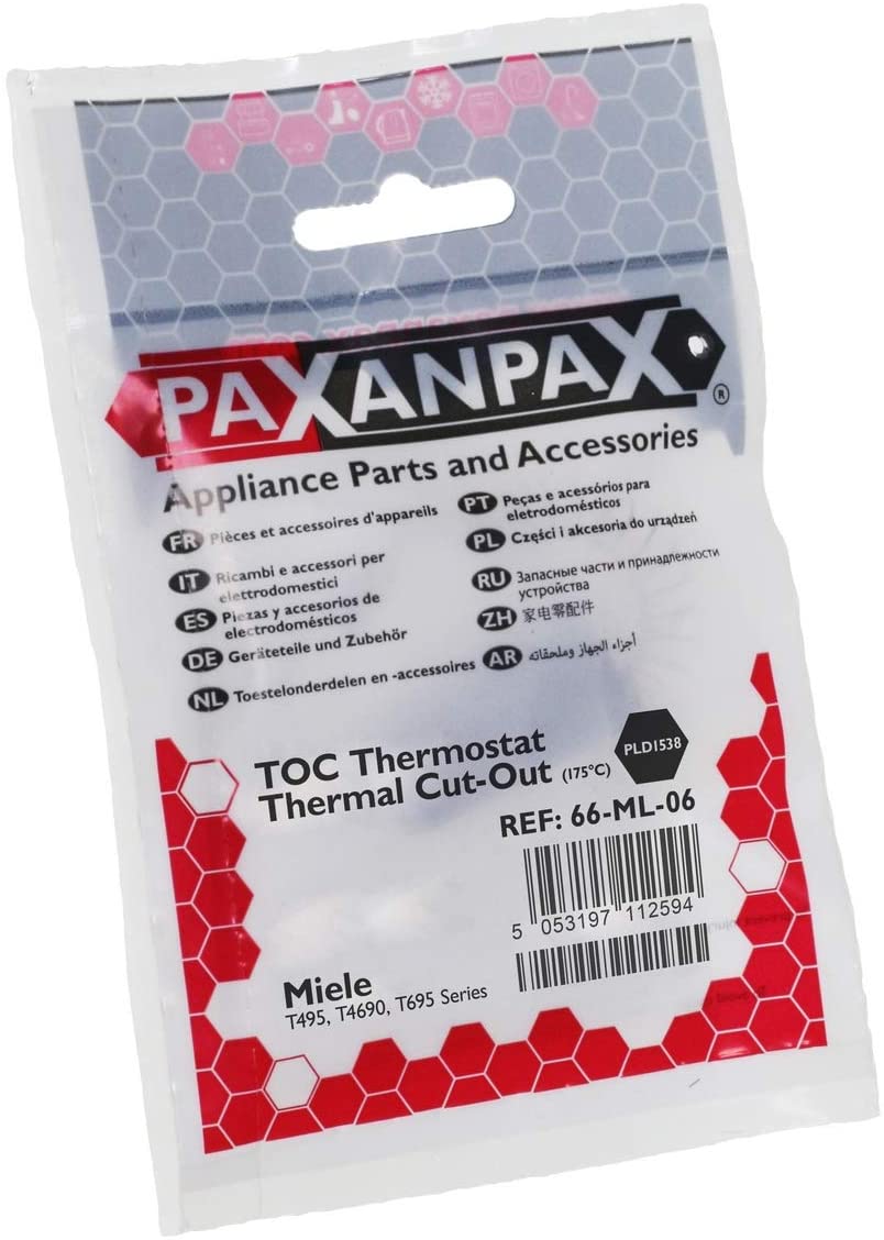for Miele Tumble Dryer TOC Heater Thermostat Thermal Cut-Out (175°C) - Image 3