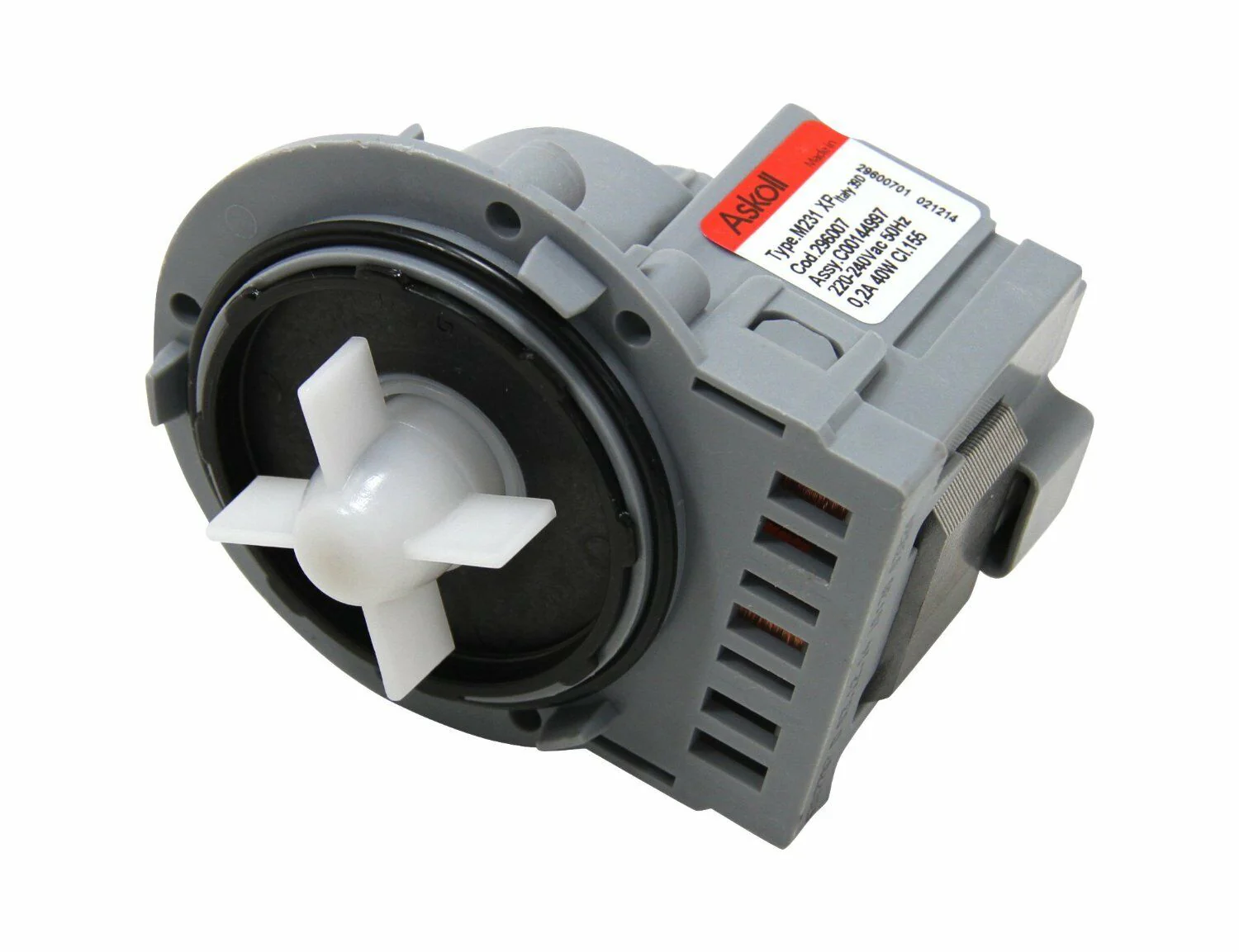 Genuine Askoll Pump Samsung Motor Washing Machine M224 M321XP 40W