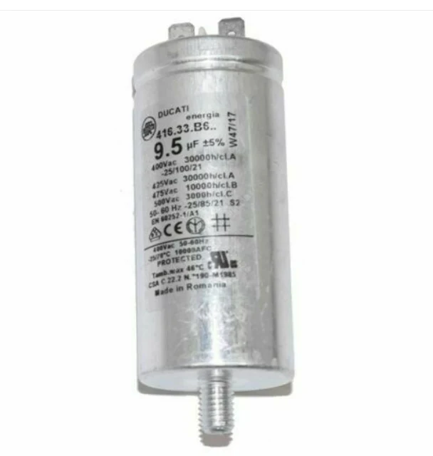 Genuine Indesit Hotpoint Tumble Dryer Motor Capacitor 9.5uf C00275351 DUCATTI