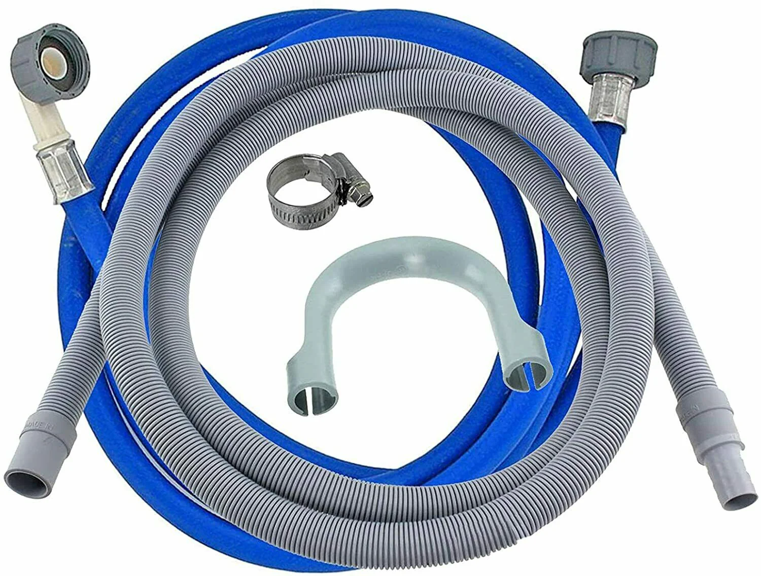 HOOVER / CANDY  Washing Machine Fill Water & Waste Drain Hose Extension Kit 2.5m - Image 2