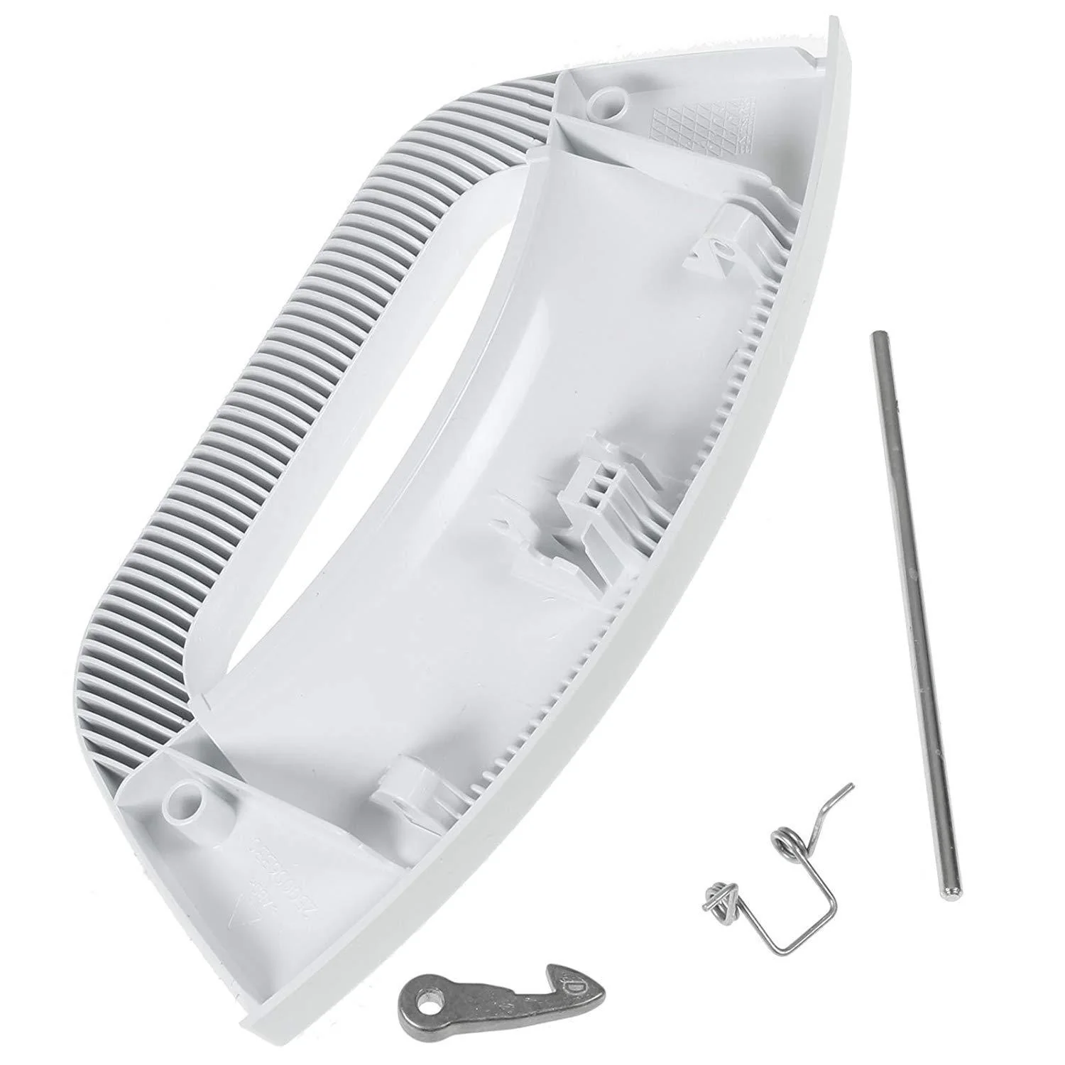 for HOTPOINT  Washing Machine Door Handle & Spring Kit White C00285747 - Image 2
