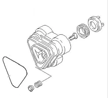 KARCHER Pressure Washer Cylinder Pump Head 9001693 - Image 2