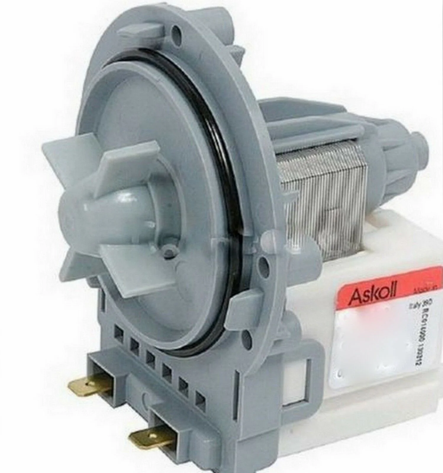 Two Genuine Askoll LG Washing Machine Drain Water Pump Motors - Image 2