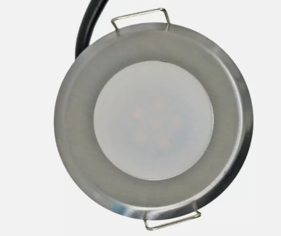 UNIVERSAL Cooker Hood LED Light Vent Extractor Lamp Round Silver 54.5mm 1.6W AC - Image 3