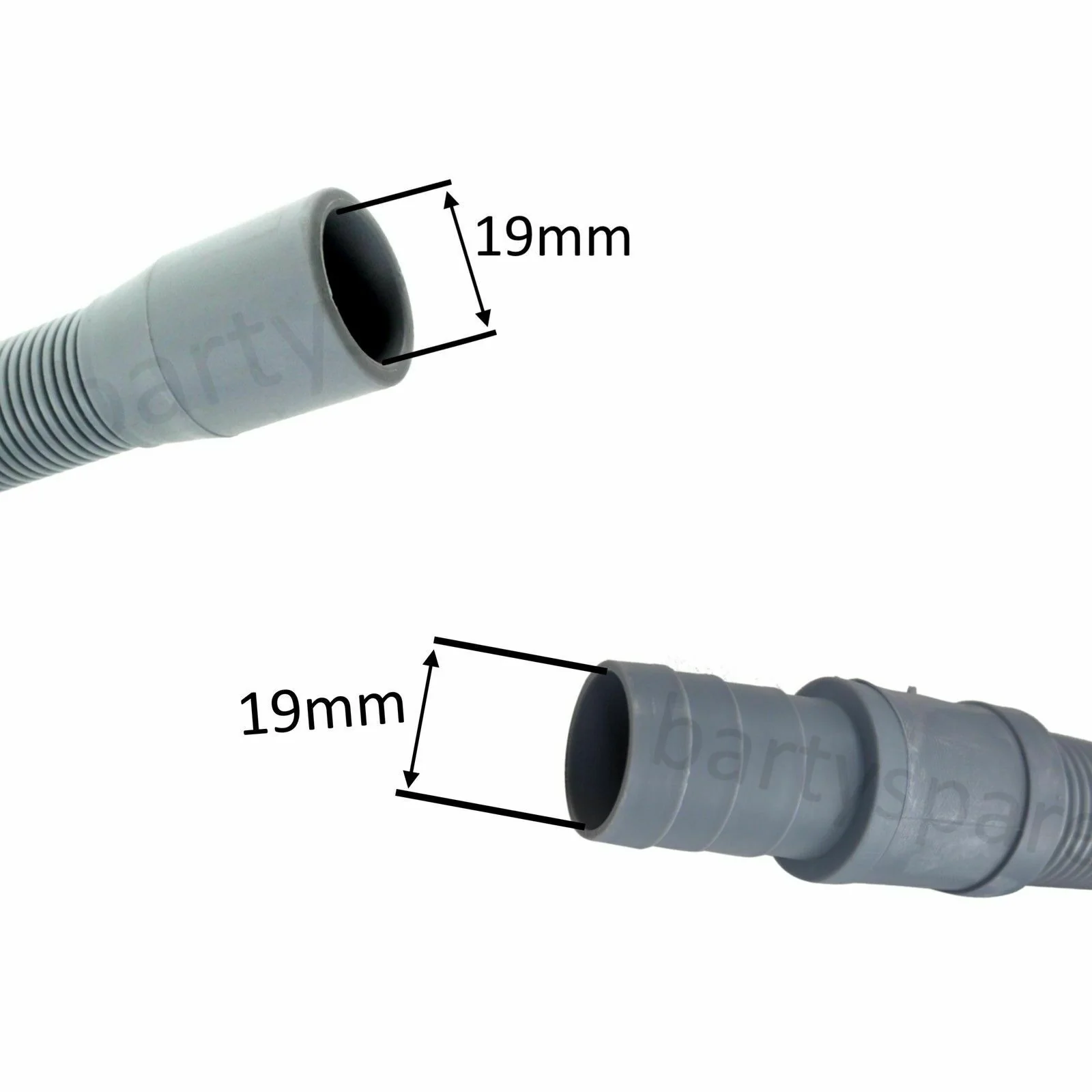 UNIVERSAL Dishwasher Long Cold 3.5m Fill Water & Drain Hose Extension Pipe Hose - Image 3