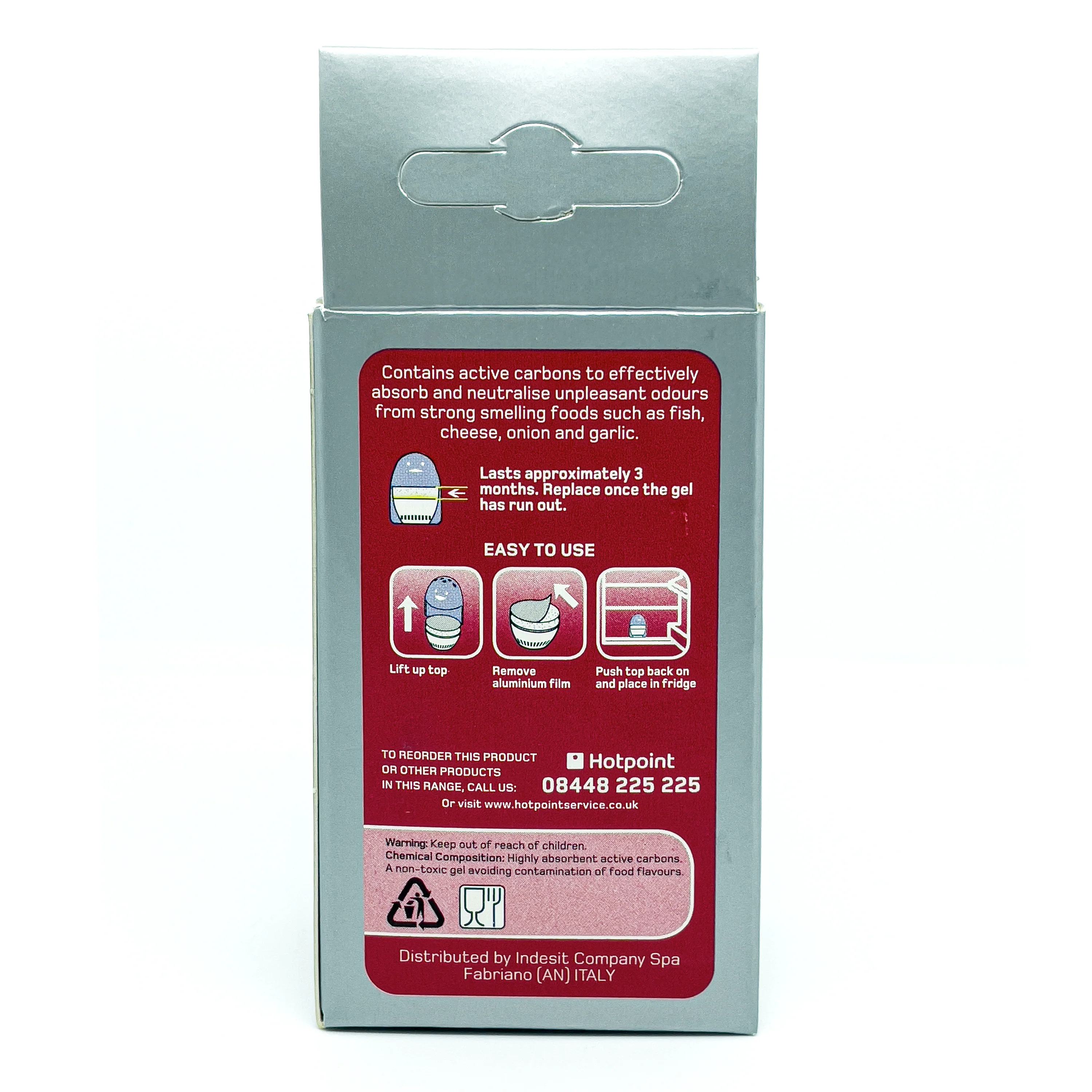 Universal Fridge Odour Absorber by Hotpoint™ Deodoriser Neutralise Fridge Smell Odour Freshener - Image 3