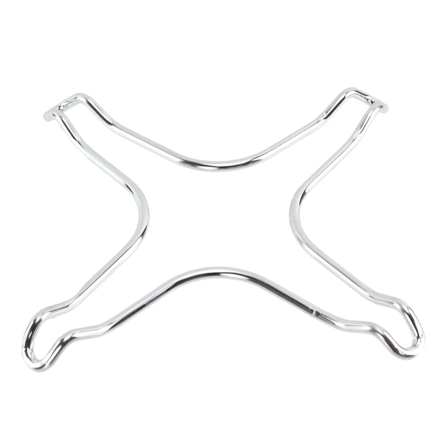Universal Gas Hob Pan Support Moka Trivet Reducer Stand (Small 130mm) Chrome